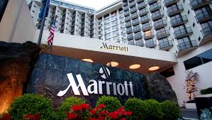 IMAGE SHOWS THE OUTER LOOK OF HOTEL MARRIOTT